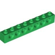 LEGO Green Technic, Brick 1 x 8 with Holes 3702 - 4200546