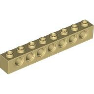 LEGO Tan Technic, Brick 1 x 8 with Holes 3702 - 4162466