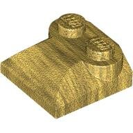 LEGO Pearl Gold Slope, Curved 2 x 2 x 2/3 with 2 Studs and Curved Sides 47457 - 4286597