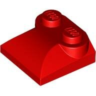 LEGO Red Slope, Curved 2 x 2 x 2/3 with 2 Studs and Curved Sides 47457 - 4220515