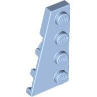 LEGO Bright Light Blue Wedge, Plate 4 x 2 Left 41770 - 6372331