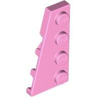 LEGO Bright Pink Wedge, Plate 4 x 2 Left 41770 - 6210795