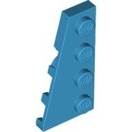 LEGO Dark Azure Wedge, Plate 4 x 2 Left 41770 - 6253906