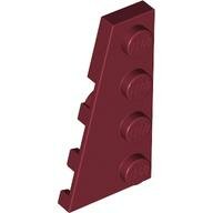 LEGO Dark Red Wedge, Plate 4 x 2 Left 41770 - 4162587