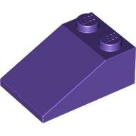 LEGO Dark Purple Slope 33 3 x 2 3298 - 6055875