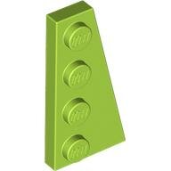 LEGO Lime Wedge, Plate 4 x 2 Right 41769 - 4164033