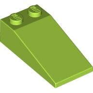 LEGO Lime Slope 18 4 x 2 30363 - 4173206