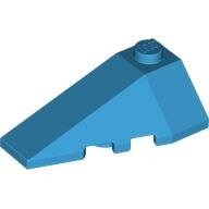 LEGO Dark Azure Wedge 4 x 2 Triple Left 43710 - 6210386