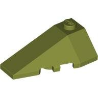 LEGO Olive Green Wedge 4 x 2 Triple Left 43710 - 6064662