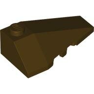 LEGO Dark Brown Wedge 4 x 2 Triple Right 43711 - 6258944