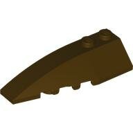 LEGO Dark Brown Wedge 6 x 2 Left 41748 - 6034190