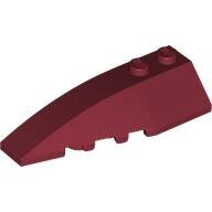 LEGO Dark Red Wedge 6 x 2 Left 41748 - 6251599