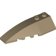 LEGO Dark Tan Wedge 6 x 2 Left 41748 - 4613279