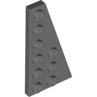 LEGO Dark Bluish Gray Wedge, Plate 6 x 3 Right 54383 - 4290150