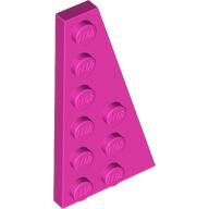 LEGO Dark Pink Wedge, Plate 6 x 3 Right 54383 - 6310380