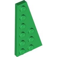 LEGO Green Wedge, Plate 6 x 3 Right 54383 - 6328329