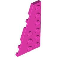 LEGO Dark Pink Wedge, Plate 6 x 3 Left 54384 - 6310381