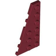 LEGO Dark Red Wedge, Plate 6 x 3 Left 54384 - 4539069