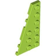 LEGO Lime Wedge, Plate 6 x 3 Left 54384 - 4586276