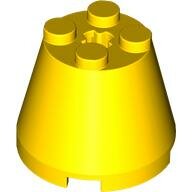 LEGO Yellow Cone 3 x 3 x 2 6233 - 4179387