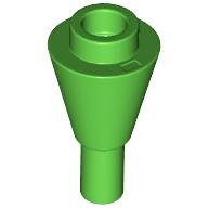 LEGO Bright Green Cone 1 x 1 Inverted with Bar 11610 - 6331087