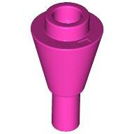 LEGO Dark Pink Cone 1 x 1 Inverted with Bar 11610 - 6114683