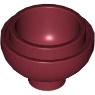 LEGO Dark Red Brick, Round 2 x 2 Dome Bottom 15395 - 6058218