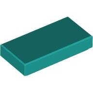 LEGO Dark Turquoise Tile 1 x 2 3069 - 4164140