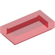 LEGO Trans-Red Tile 1 x 2 3069 - 4189801