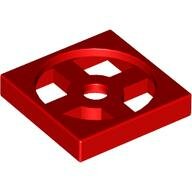 LEGO Red Turntable 2 x 2 Plate, Base 3680 - 368021